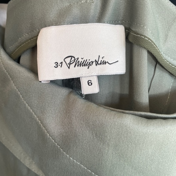 NWOT 3.1 PHILLIP LIM Satin Foldover Waist Joggers - Picture 6 of 10